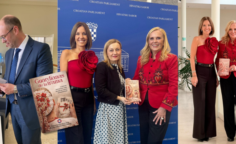 CroActivas presentó en Zagreb el libro “Guardianas de la trama”, dedicado al legado de mujeres croatas en América Latina