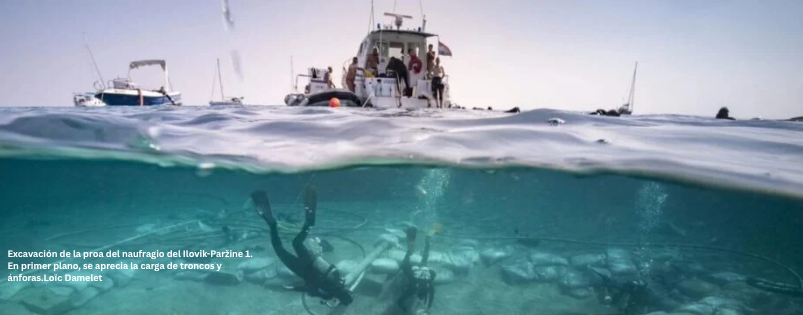 Un naufragio romano frente a Croacia revela múltiples reparaciones en un barco de hace 2.200 años