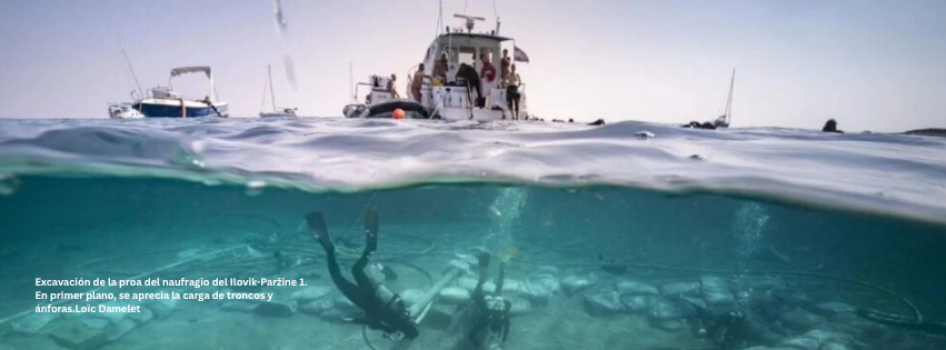 barco romano costa Croacia