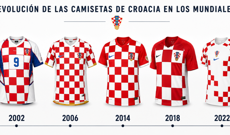 Las camisetas de Croacia en los Mundiales: historia de un diseño icónico del fútbol