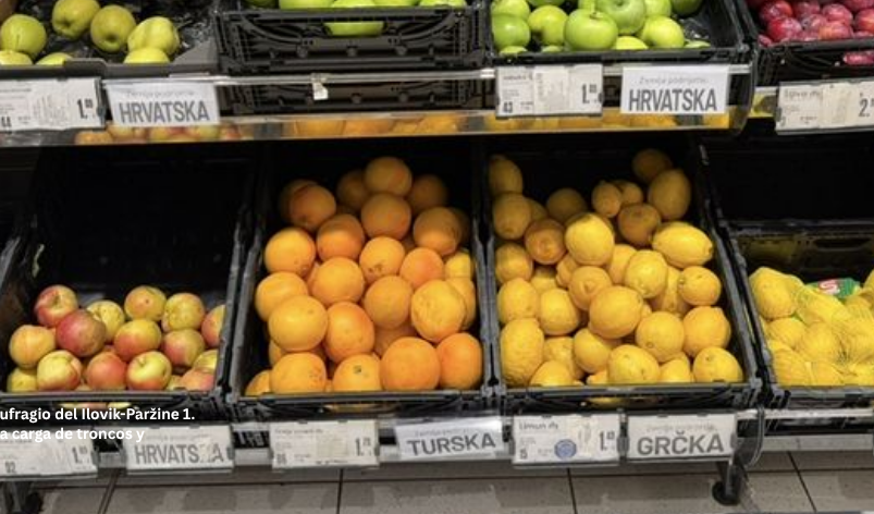 Crece la dependencia de importaciones de alimentos en Croacia y expertos advierten sobre la necesidad de reformas