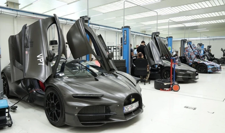 Rimac inicia la producción de sistemas de baterías para el BMW i7