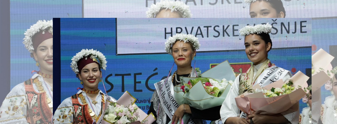 Vesna Barišić, de Argentina, fue elegida la croata más bella del mundo en traje tradicional