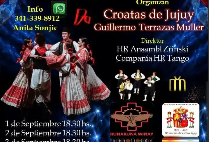 Primer seminario de folclore croata en Jujuy, Argentina