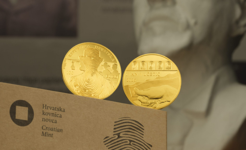 Croacia homenajea con nuevas monedas a Ivan Vučetić, pionero de la identificación por huellas dactilares