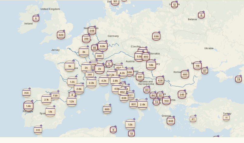 Una empresa croata desarrolla un mapa digital con más de 4,3 millones de parcelas de viñedos del mundo